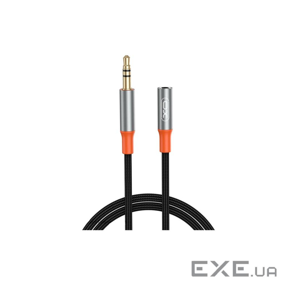 Аудио-кабель XO AUX 3.5 мм - AUX 3.5 мм 1 м Black (NB-R269A.black)