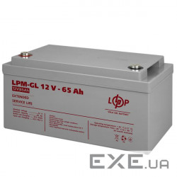 Акумуляторна батарея LOGICPOWER LPM-GL 12 - 65 AH (12В, 65Ач) (3869)