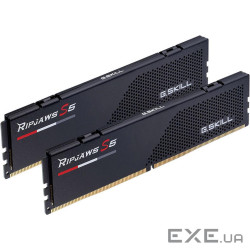 Модуль пам'яті G.SKILL Ripjaws S5 Matte Black DDR5 6400MHz 32GB Kit 2x16GB (F5-6400J3648F16GX2-RS5K)