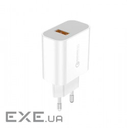 Зарядний пристрій Foneng EU46 QC3.0 Charger (1USBх3A) White (EU46-CH-TC) + кабель USB Type