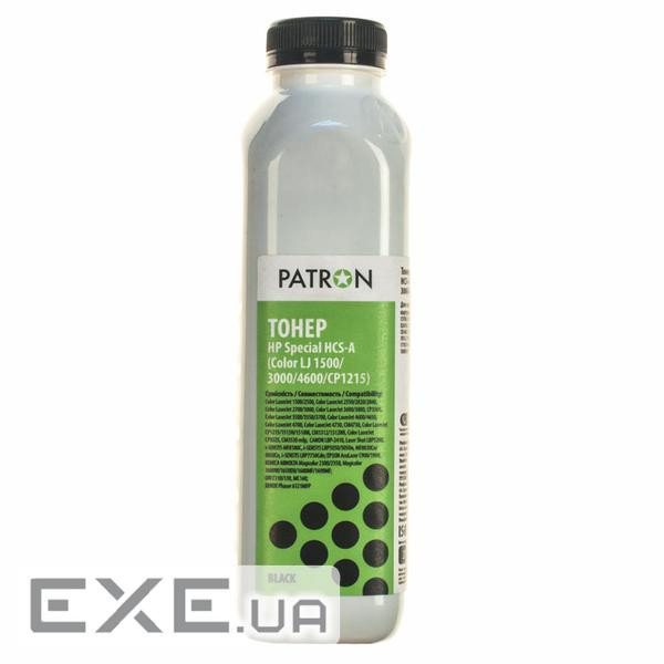Тонер HP CLJ 1500/3000/4600/CP1215) BLACK 250г Patron (HCS-A-B-250)