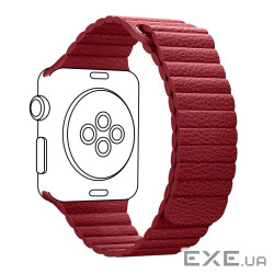 Ремінець до смарт-годинника Armorstandart Leather Loop для Apple Watch 49/46/45/44/42 (Se (ARM45824)