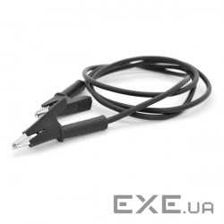 З&apos,єднувальні дроти з зажимами АКБ, довжина 1м, провід мідний 1.0 мм2, BLACK (J70036 BLACK) 2, BLACK (J70036 BLACK)