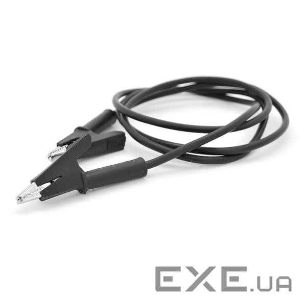 З&apos,єднувальні дроти з зажимами АКБ, довжина 1м, провід мідний 1.0 мм2, BLACK (J70036 BLACK) 2, BLACK (J70036 BLACK)