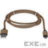 Дата кабель USB 2.0 AM to Micro 5P 1.0m USB08-03T gold Defender (87800)