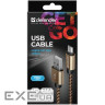 Дата кабель USB 2.0 AM to Micro 5P 1.0m USB08-03T gold Defender (87800)
