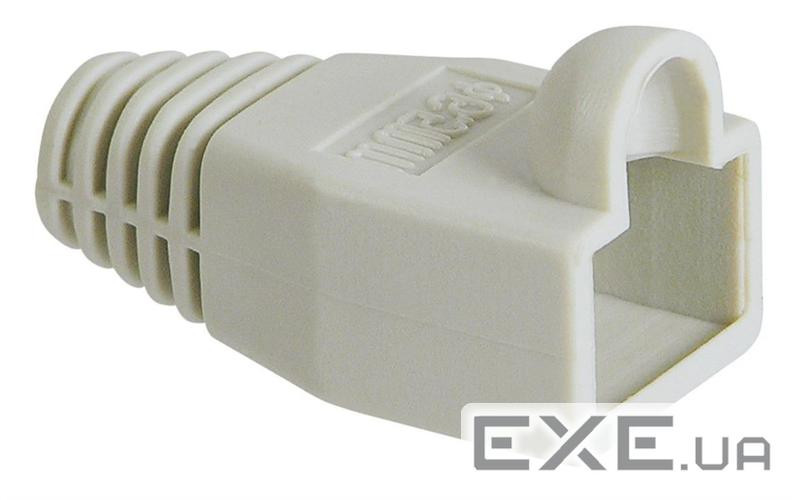Ковпачок FreeEnd-RJ45 UTP5e (ковпачок),ізолюючий 6.4mm з вушком,сірий (62.09.8207-1) (62.09.8207-1)