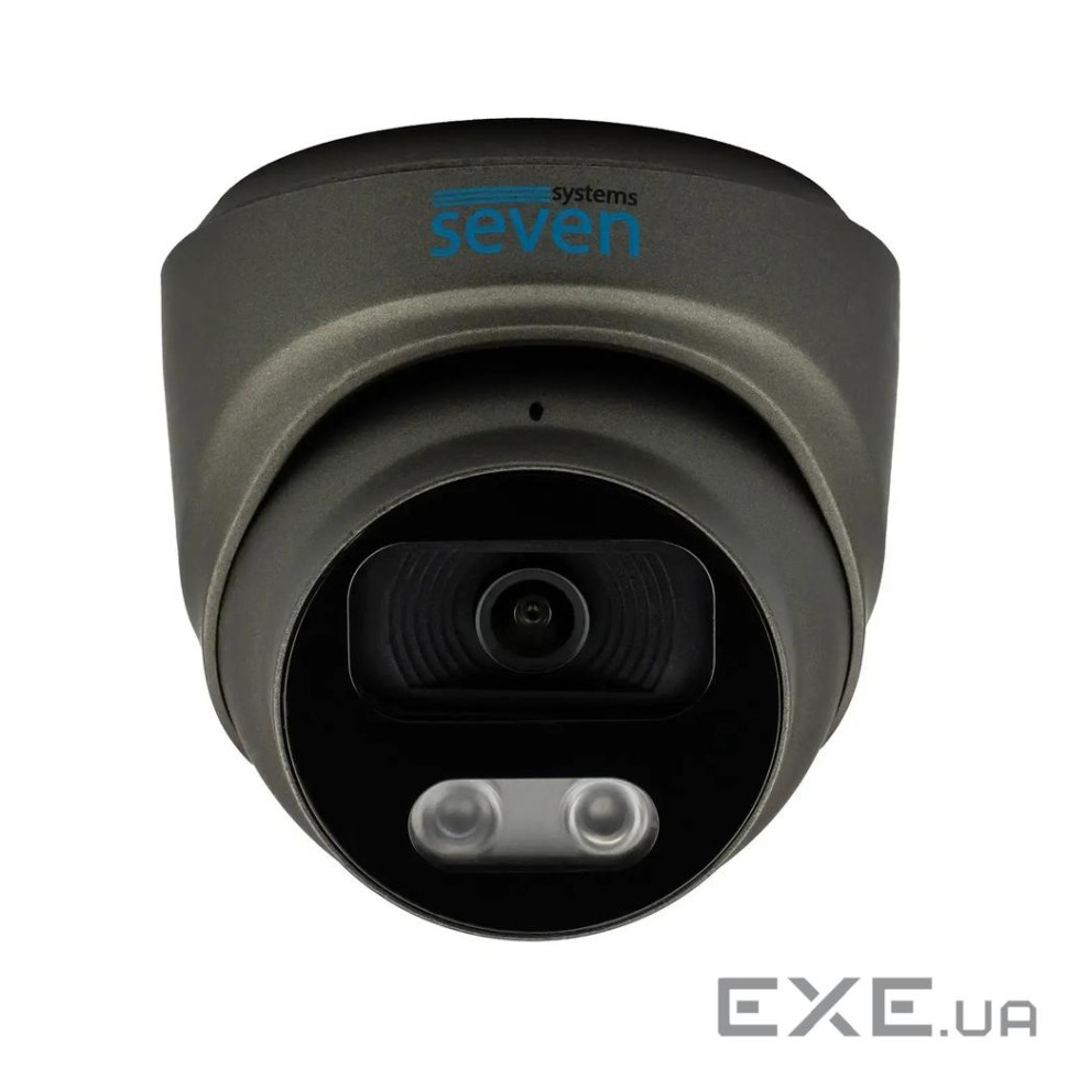 Камера відеоспостереження SEVEN Systems IP7215PA-DL (2.8) black