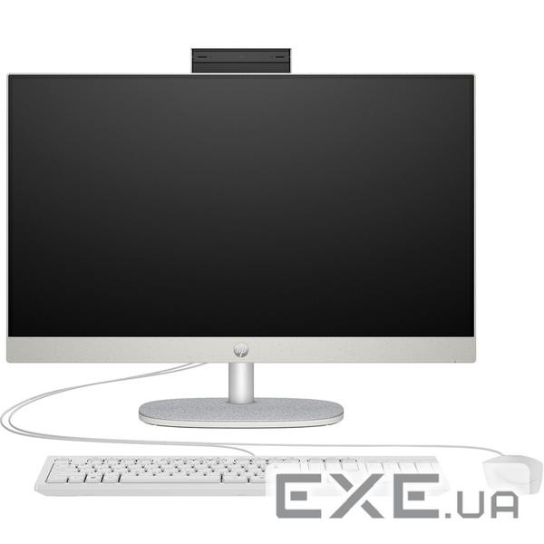 Моноблок 23.8" HP 24-cr1002ua AiO Ultra7-155U/16Gb/SSD512Gb/WiFi/Cam/K&M/DOS/Shell White (AE0P5EA)