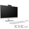 Моноблок 23.8" HP 24-cr1002ua AiO Ultra7-155U/16Gb/SSD512Gb/WiFi/Cam/K&M/DOS/Shell White (AE0P5EA)