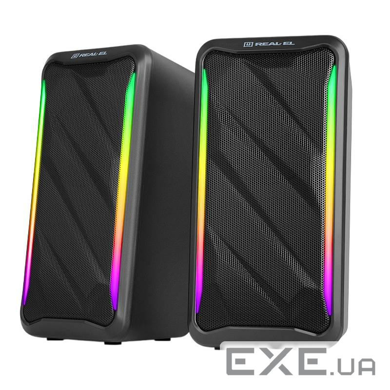Акустична система REAL-EL S-130 USB Black (EL121100018)
