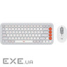Комплект (клавіатура, миша) бездротовий Logitech Pop Icon Combo Off White (920-013141)