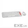 Комплект (клавіатура, миша) бездротовий Logitech Pop Icon Combo Off White (920-013141)