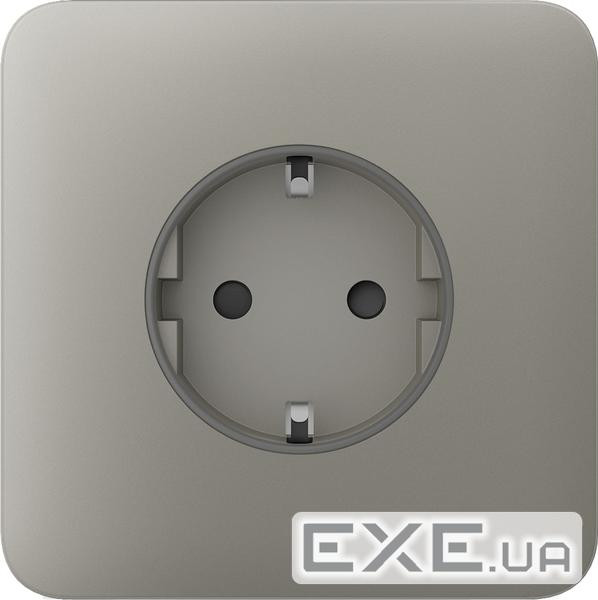 Передня панель для вбудованої розетки Ajax SoloCover for Outlet Basic, olive (000046681) Ajax SoloCover for Outlet Basic