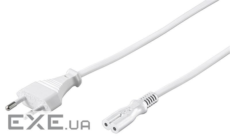 Кабель блоку живлення Goobay IEC(EuroPlug)-(C7)Euro8 M/M 5.0m,0.75mm D=6.0mm (75.09.3988-30)