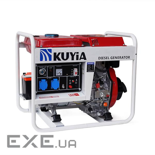 Генератор дизельний Kuyia TM3500CL, однофазний, 110-240V, 50Hz, 2,8-3кВт, & (KYTM3500CL-1F-220-DA)