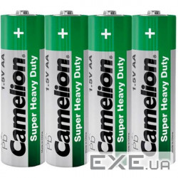 Батарейка CAMELION Super Heavy Duty Green AAA 4шт/уп (C-10100403) (4260033156471)