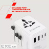 Зарядний пристрій Canyon OnTour 70 3xUSB-C + 2xUSB-A EU/UK/US/AUS 70W White (CNS-TA70W1006W)