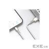 Дата кабель USB 2.0 AM to Lightning 1.0m Cafule Series Metal 2.4A White Baseus (CALJK-A02)