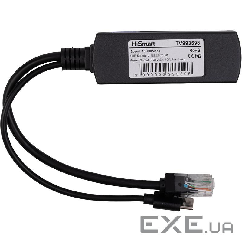 Розгалужувальний кабель PoE 100M - USB-C 5V 2A (TV993598)