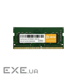 Модуль пам'яті ATRIA SO-DIMM DDR4 2666MHz 8GB (UAT42666CL19SK1/8)