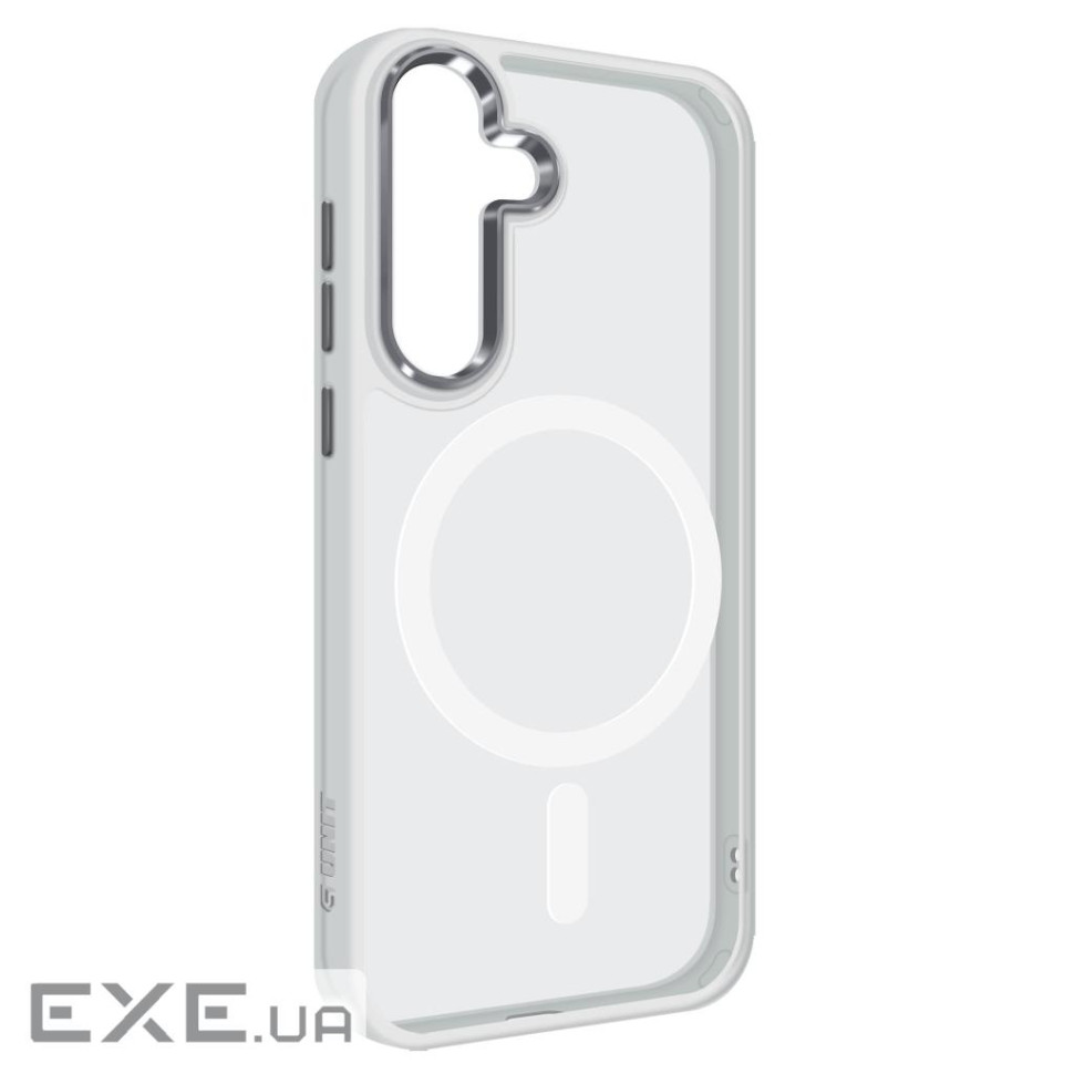 Чохол до мобільного телефона Armorstandart Unit MagSafe Samsung S25 Matte Clear Silver (ARM82261)