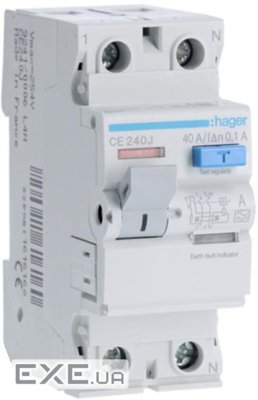 ПЗВ 2P 40A 100mA A (CEA240D)