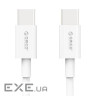 Кабель Orico USB Type-C - USB Type-C (M/M), 100W, 1 м White (CA913381)