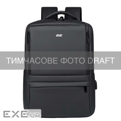 Рюкзак для ноутбука 16" 2E Impulse, Black, 13 л, поліестер, 420 x 310 x 120 мм (2E-BPT7416BK)