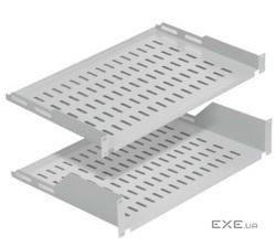 Полка 19" 1U глиб. 250мм, консольна, RAL 9005 Mirsan (MR.RAK1U25.01)