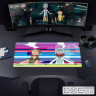 Килимок Warner Bros. Rick and Morty Glitched XL, 900 x 420 х 3 мм, гума/тканина, (FWBMPRIMOR24003XL)