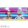 Килимок Warner Bros. Rick and Morty Glitched XL, 900 x 420 х 3 мм, гума/тканина, (FWBMPRIMOR24003XL)