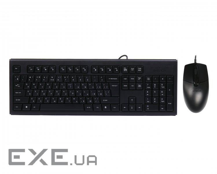 Комплект клавіатура + миша A4TECH KR-8372 (KR-8372 (Black))