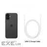 Мобільний телефон Apple iPhone 16 Plus 128GB Black (MXVU3) (MXVU3SX/A)