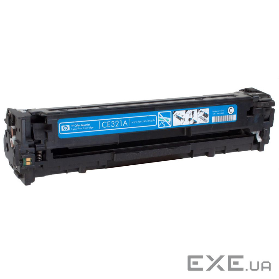Корпус картриджу HP CE321A cyan (C_VIRGIN_CE321A-C)