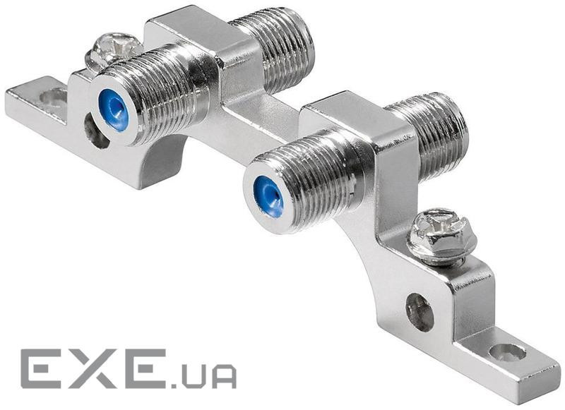 Перехідник антенний RF: FF / F, 2x2 адаптер прямий монтажний (75.01.1838-1)
