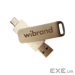 Зовнішній накопичувач SSD, 2Tb, Wibrand Wolf, Silver, Type-C / USB 3.2 (Gen 2), 1000 (WIEXSSD/WO2TB)