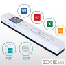 Сканер A4 Canon IRIScan Book 7 (1050dpi, USB, microSD, 15стор/хв, портативний, білий) (464669)