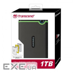 Жорсткий диск Transcend StoreJet 25M3 2.5 USB 3.0 1TB Iron Gray Slim (TS1TSJ25M3S)