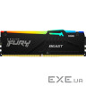 Модуль пам'яті KINGSTON FURY Beast RGB EXPO Black DDR5 6000MHz 16GB (KF560C36BBE2A-16)