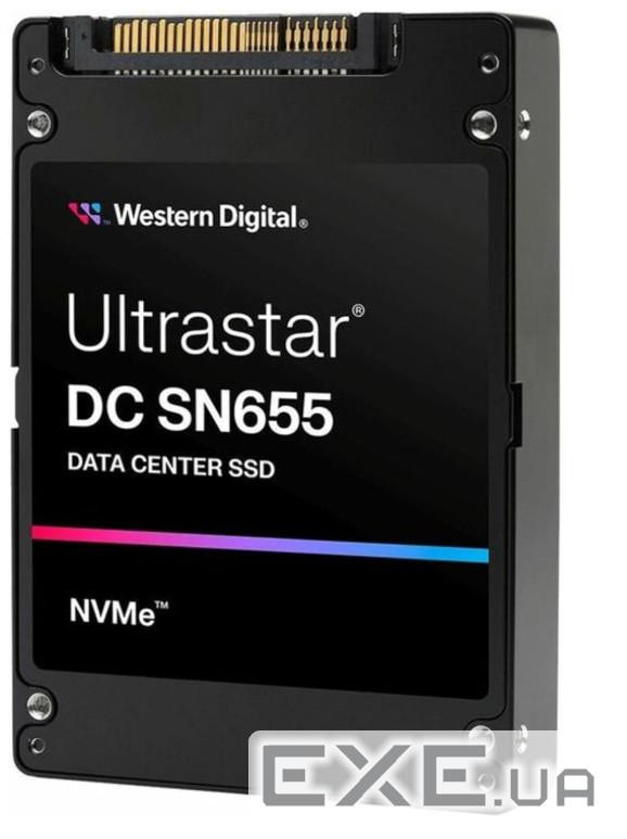 WD 2.5" SSD ULTRASTAR SN655 3.84TB (PCIe 4.0/NVMe)(Di) (0TS2461)