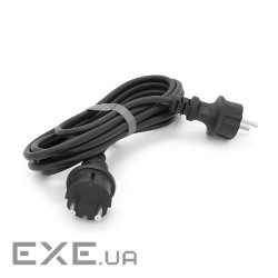 Кабель з двома литими вилками для підключення генератора, подовжувач 3 м ГОСТ 2х1 (С8-02х1,5-3-JJ) 1,5-3-JJ)