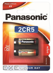 Батарейка Panasonic 2CR5 * 1 LITHIUM (2CR-5L/1BP)