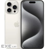 Мобільний телефон Apple iPhone 15 Pro 256Gb (Grade A) White Titanium USED (iP15Pr25WhT_A)