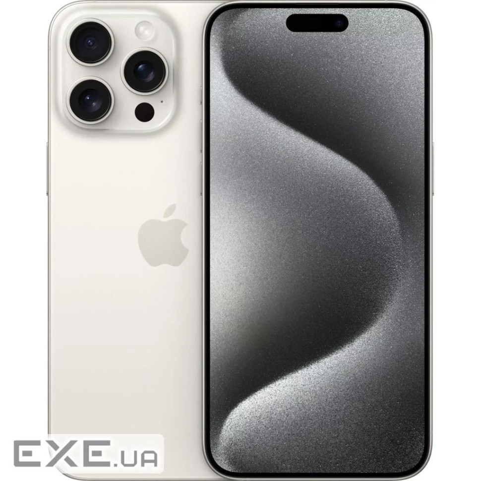 Мобільний телефон Apple iPhone 15 Pro 256Gb (Grade A) White Titanium USED (iP15Pr25WhT_A)