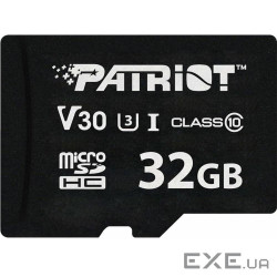 Карта пам"яті Patriot VX Series 32GB Micro SDHC V3 0 Class 10 Memory Card - UHS-I U3 (PSF32GVX31MCH) Patriot VX Series 3