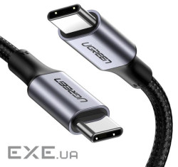 Кабель UGREEN US316 Type-C to Type-C PD 100W 1.5м Black (70428) (UGR-70428)