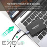 Кабель UGREEN US316 Type-C to Type-C PD 100W 1.5м Black (70428) (UGR-70428)