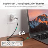 Кабель UGREEN US316 Type-C to Type-C PD 100W 1.5м Black (70428) (UGR-70428)