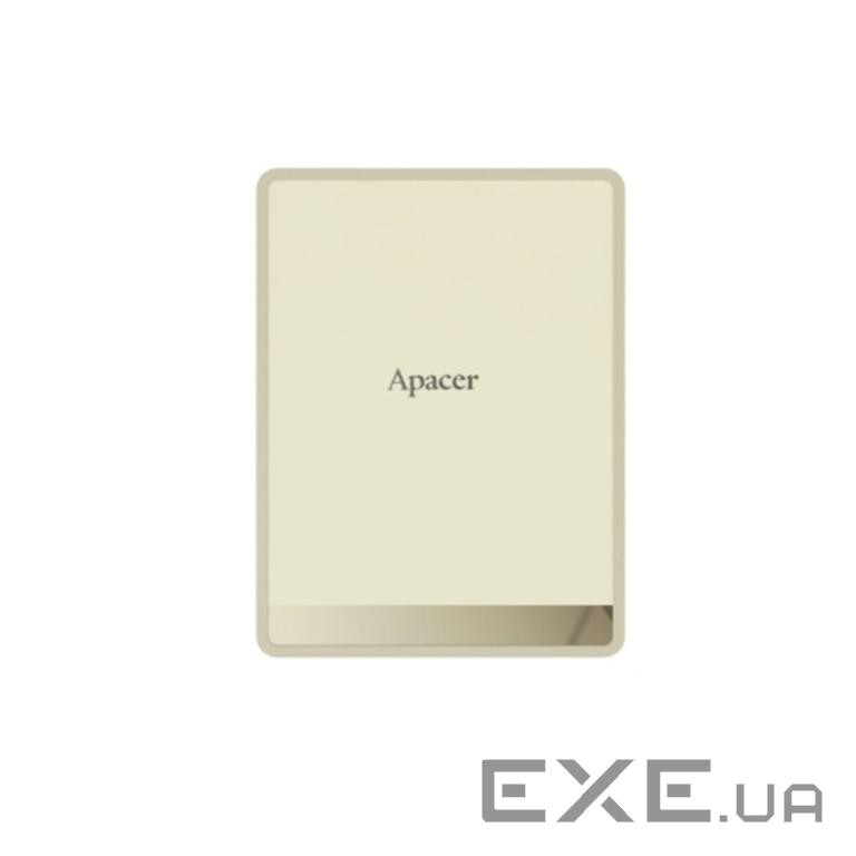 Портативний SSD Apacer AS724 512 GB USB 3.2 Gen.2 Type-C Read/Write 500MB/s Cream (AP512GAS724C-1)